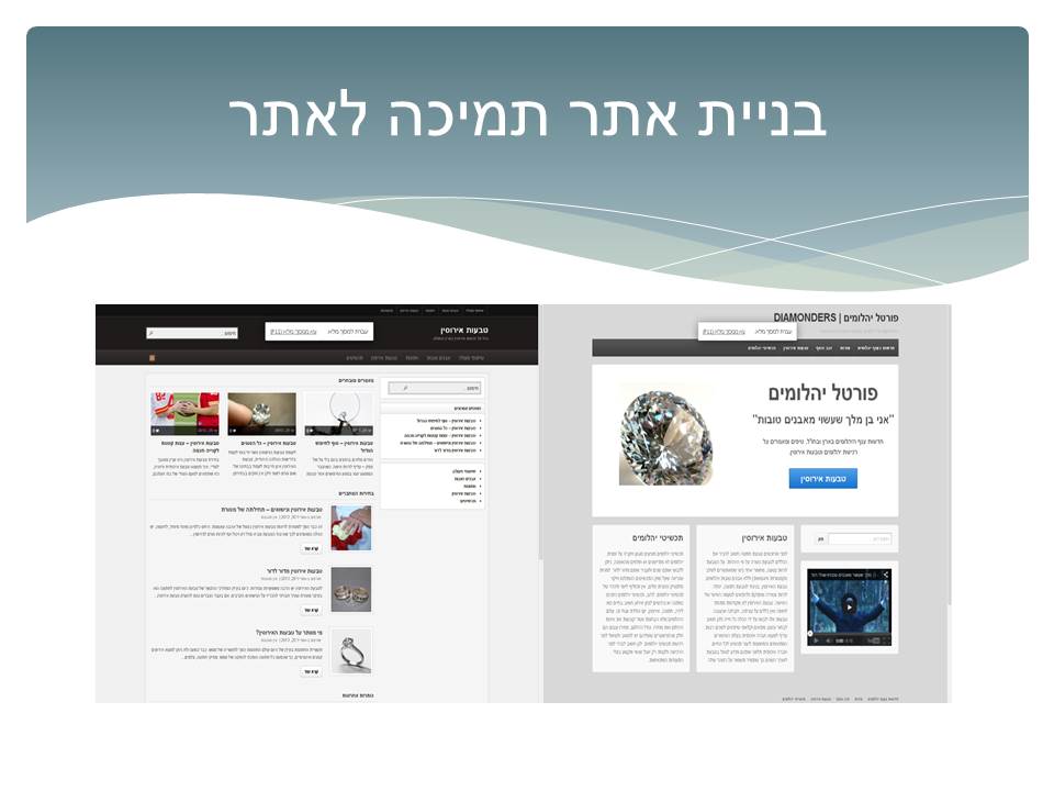 בניית אתרי תשתית